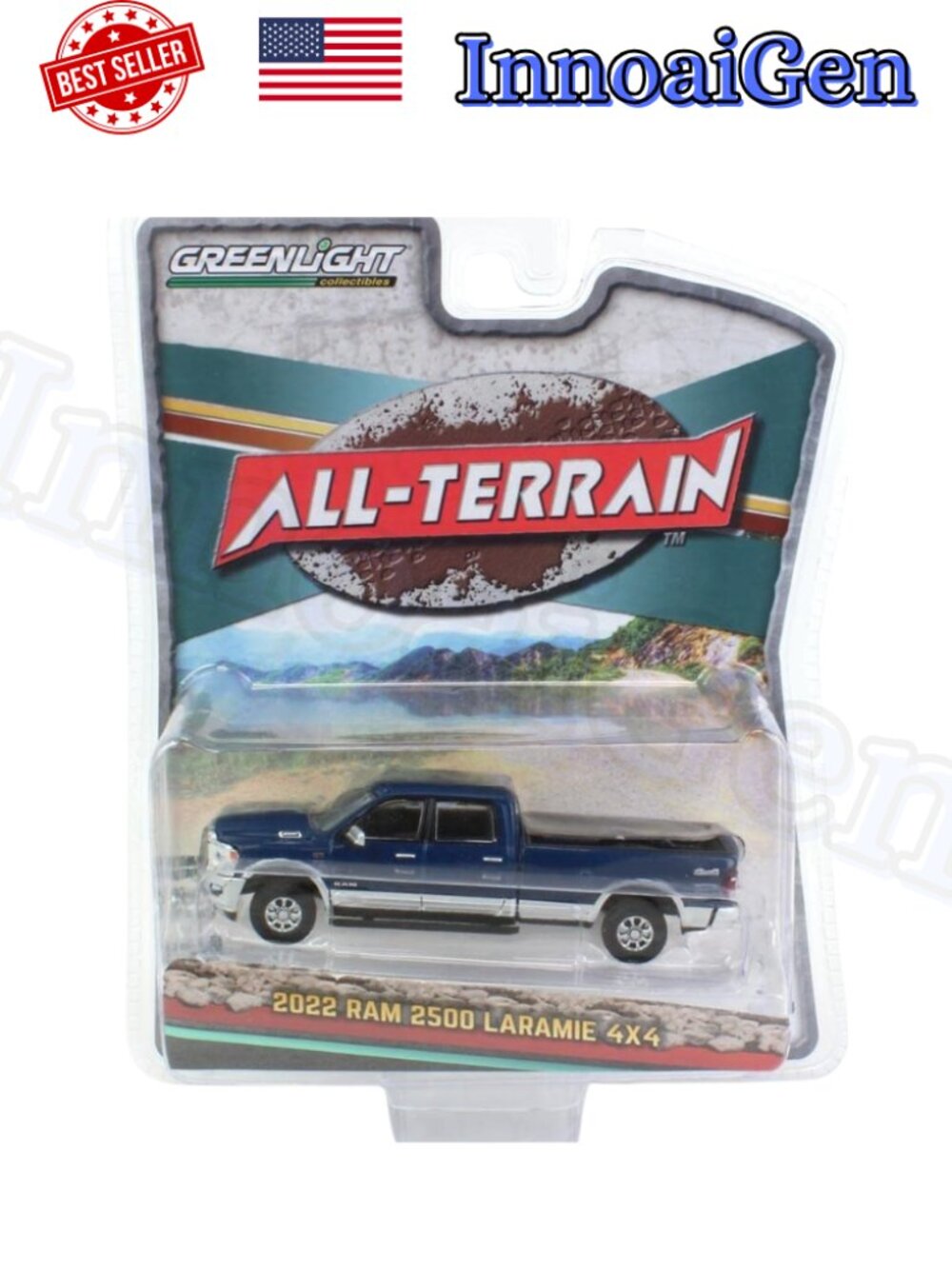 GreenLight All-Terrain 2022 RAM 2500 Laramie 4x4 Die-Cast 1:64 Truck New